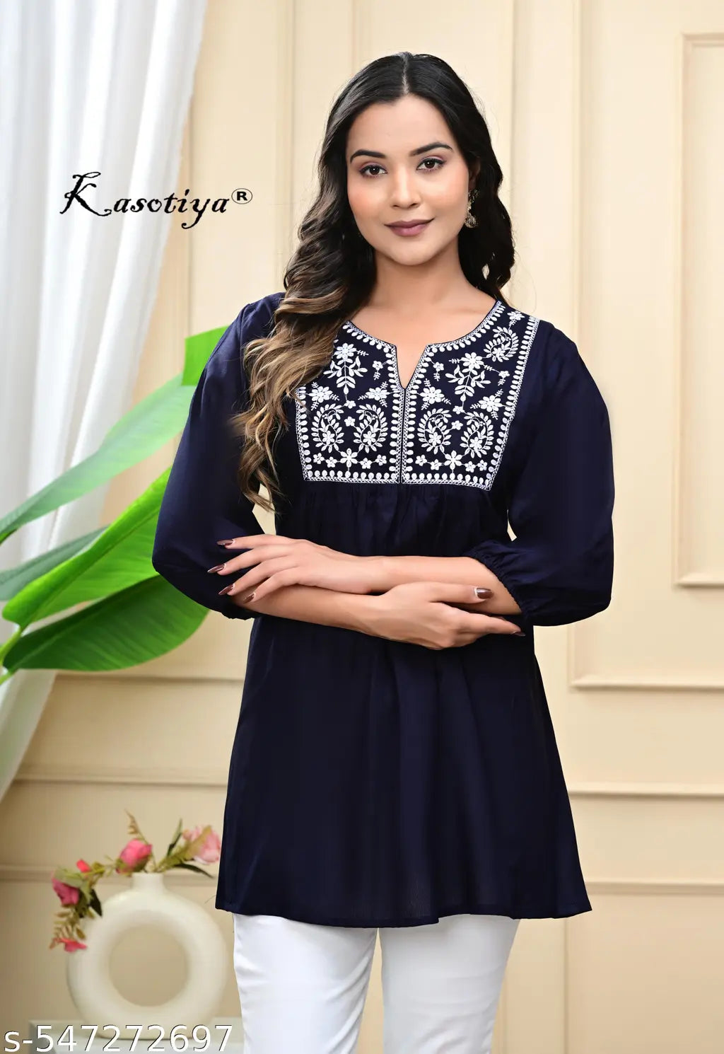 Black Embroidered Heavy Rayon Tunic Top – Tunic Nc